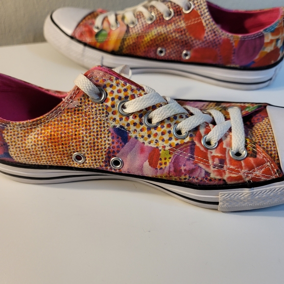 Converse All Star flowered sneakers - Picture 7 of 7